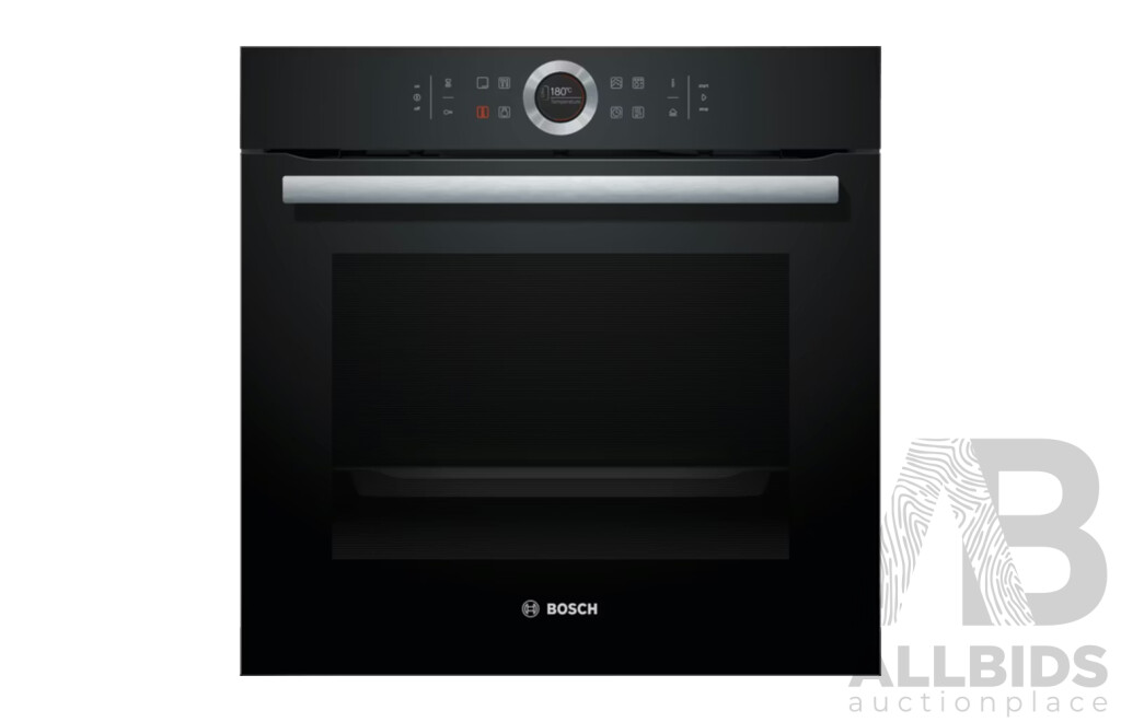 Bosch 600mm Series 8 Built-in Pyrolytic Oven with Added Steam Function - Black  ORP $1,749