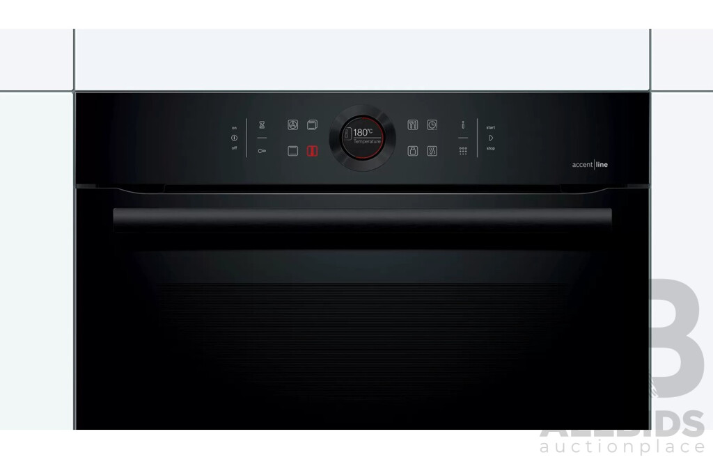 Bosch Accentline 60cm Built-In Oven  (HBG8755C0) - ORP $2,609