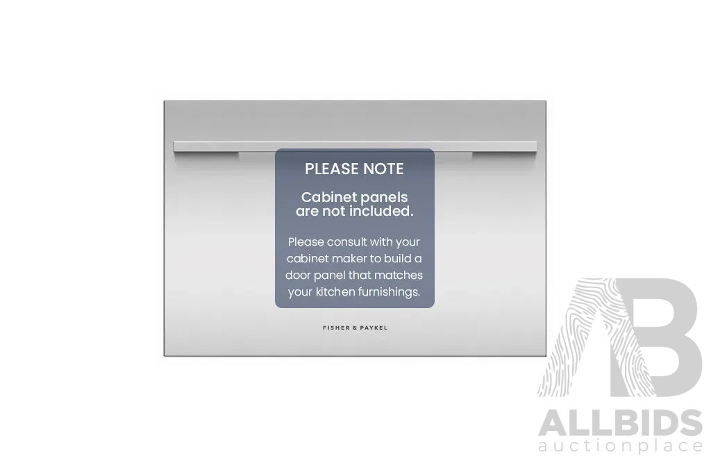 Fisher & Paykel Series 9 Integrated Single DishDrawer Dishwasher (DD60SI9) - ORP $1,999