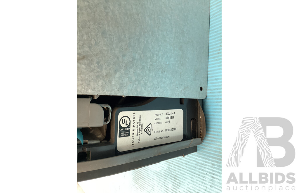 Fisher & Paykel Series 9 Integrated Single DishDrawer Dishwasher (DD60SI9) - ORP $1,999