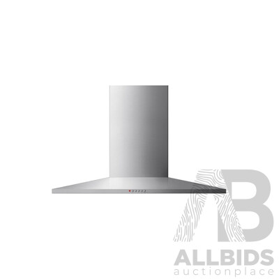 Fisher & Paykel 90cm Commercial Only Model S/S Pyramid Chimney Wall Canopy Rangehood  (HC90PLX4) - ORP $499