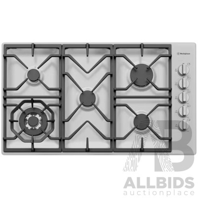 Westinghouse Commercial Only 90cm Gas Cooktop (WHG955SB) - ORP $899