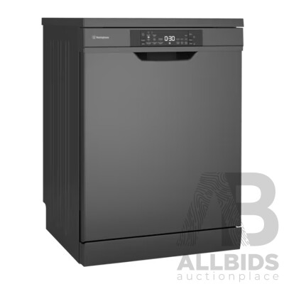 WESTINGHOUSE 60cm Freestanding Sensor Wash Dishwasher Dark Stainless Steel (WSF6608KXB--C) - ORP $1,049