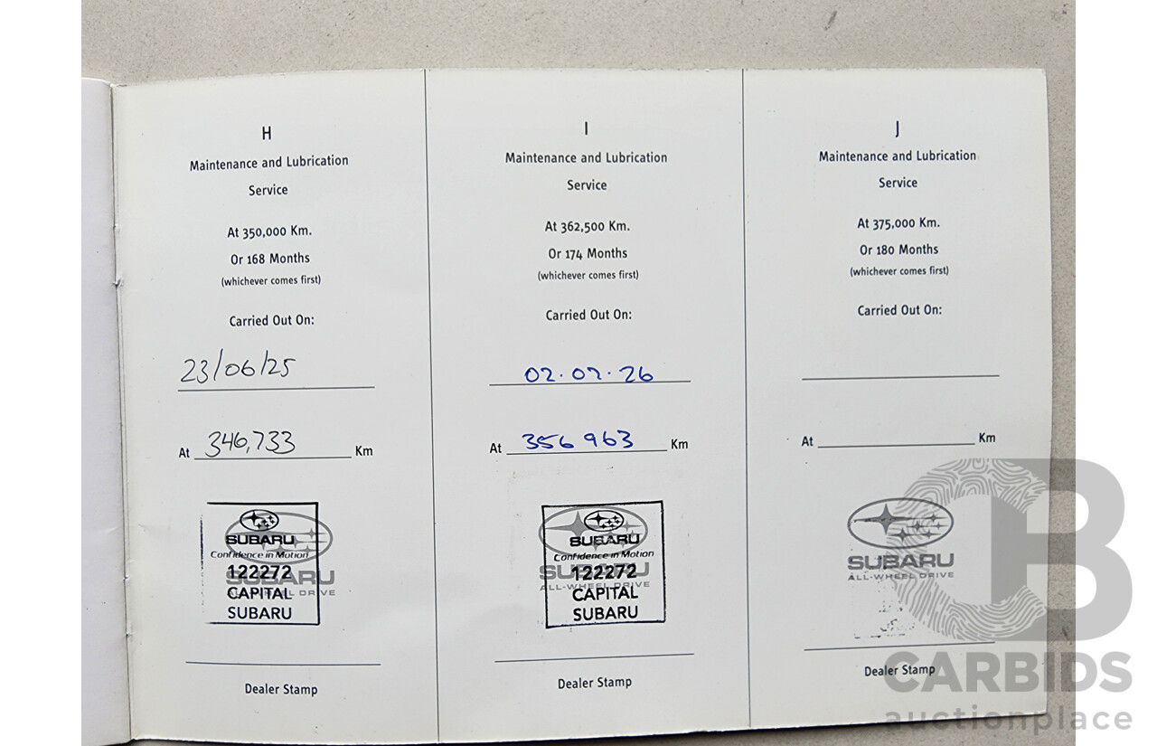 6/2007 Subaru Forester XS Luxury MY07 4d Wagon Silver 2.5L