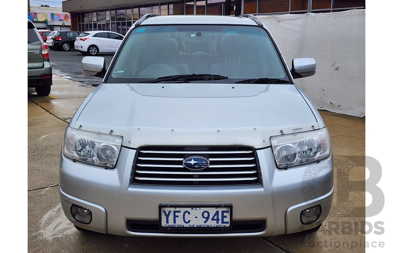 6/2007 Subaru Forester XS Luxury MY07 4d Wagon Silver 2.5L