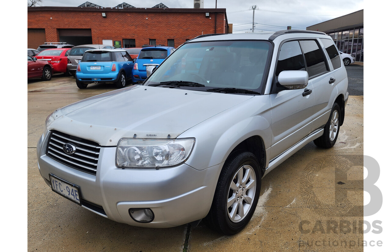 6/2007 Subaru Forester XS Luxury MY07 4d Wagon Silver 2.5L