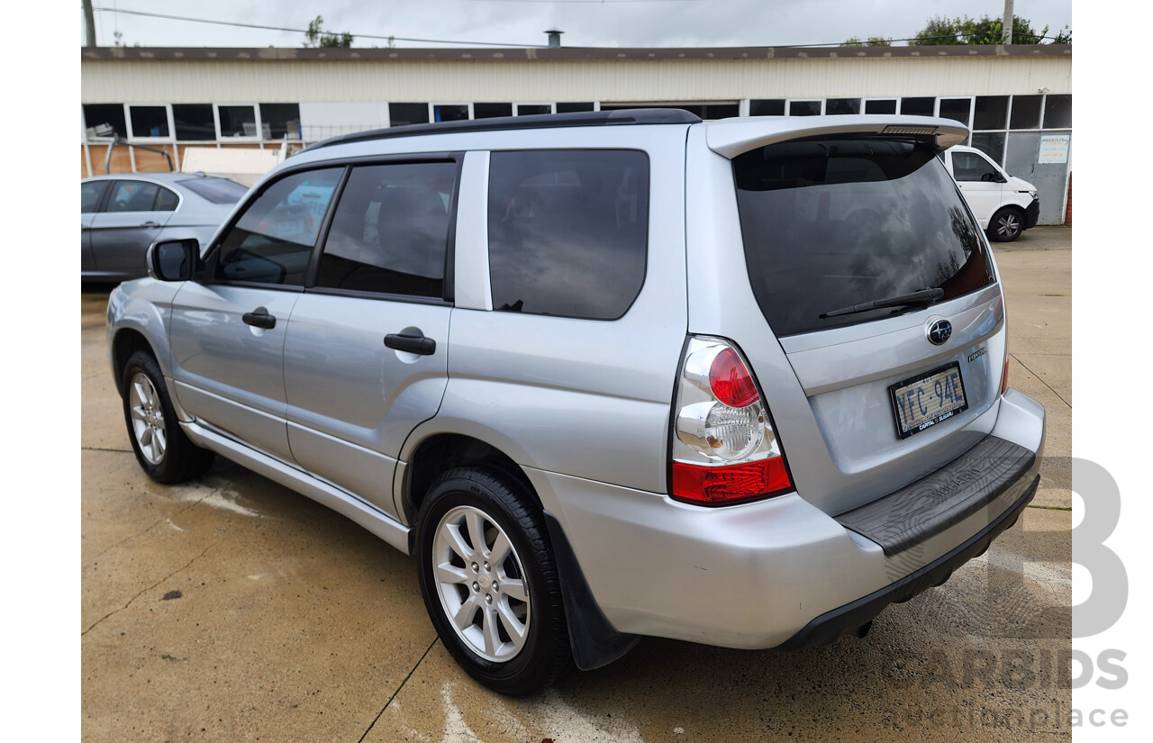 6/2007 Subaru Forester XS Luxury MY07 4d Wagon Silver 2.5L
