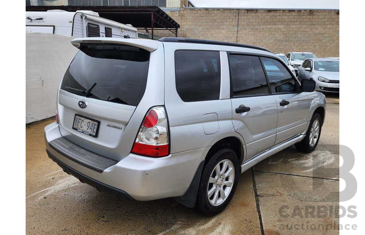 6/2007 Subaru Forester XS Luxury MY07 4d Wagon Silver 2.5L