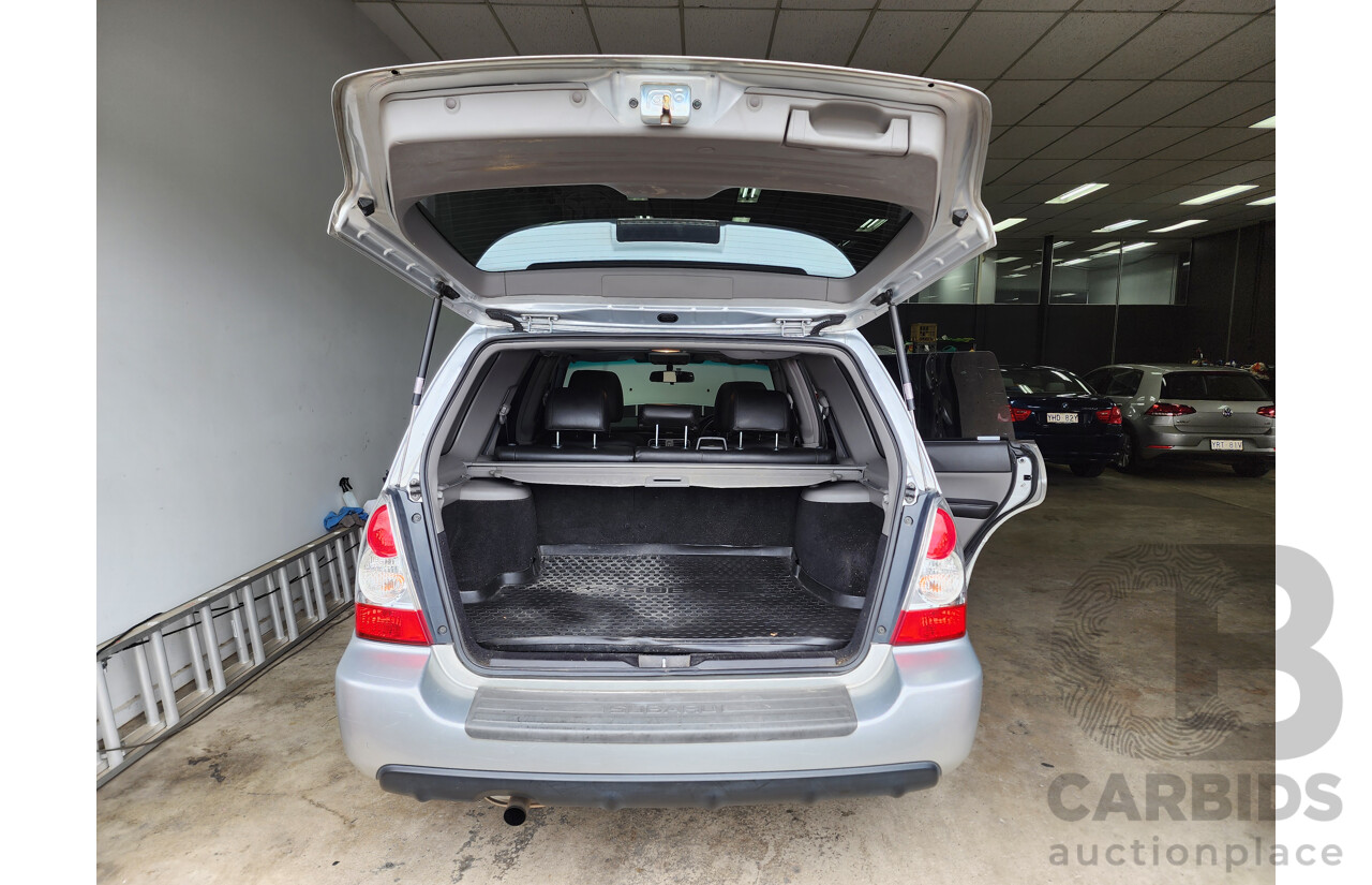 6/2007 Subaru Forester XS Luxury MY07 4d Wagon Silver 2.5L