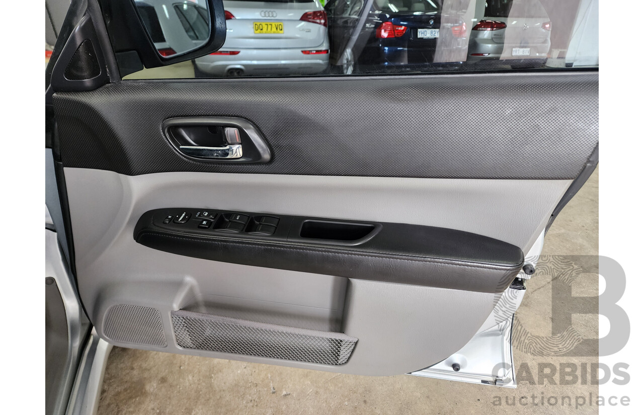 6/2007 Subaru Forester XS Luxury MY07 4d Wagon Silver 2.5L