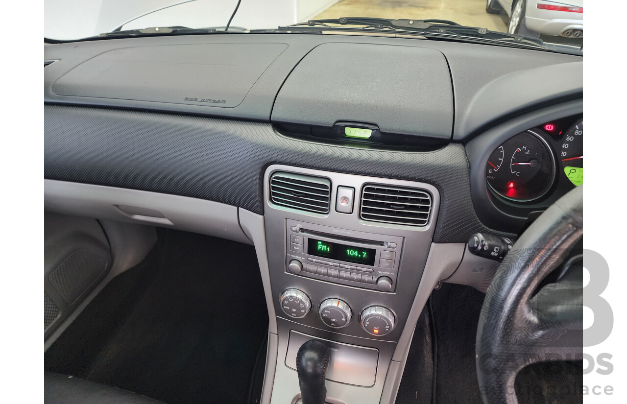 6/2007 Subaru Forester XS Luxury MY07 4d Wagon Silver 2.5L