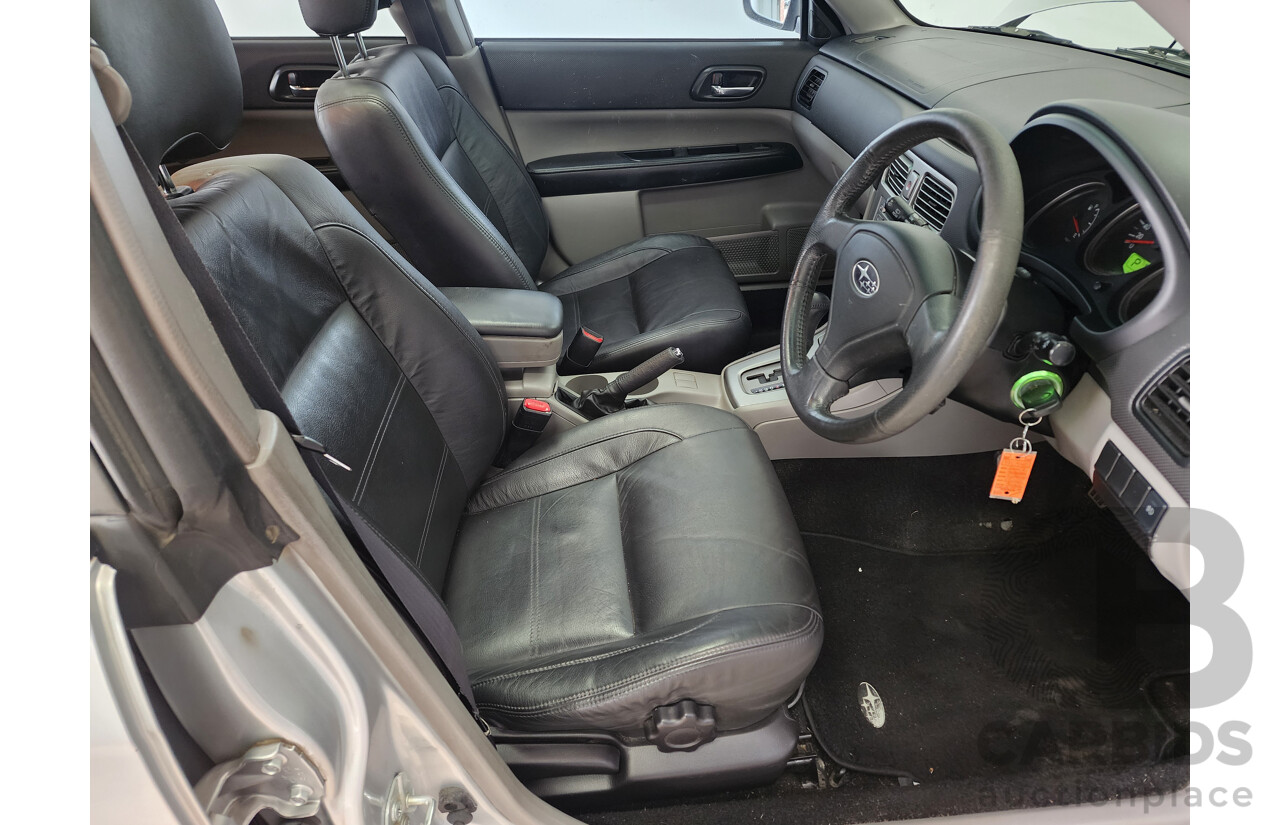 6/2007 Subaru Forester XS Luxury MY07 4d Wagon Silver 2.5L