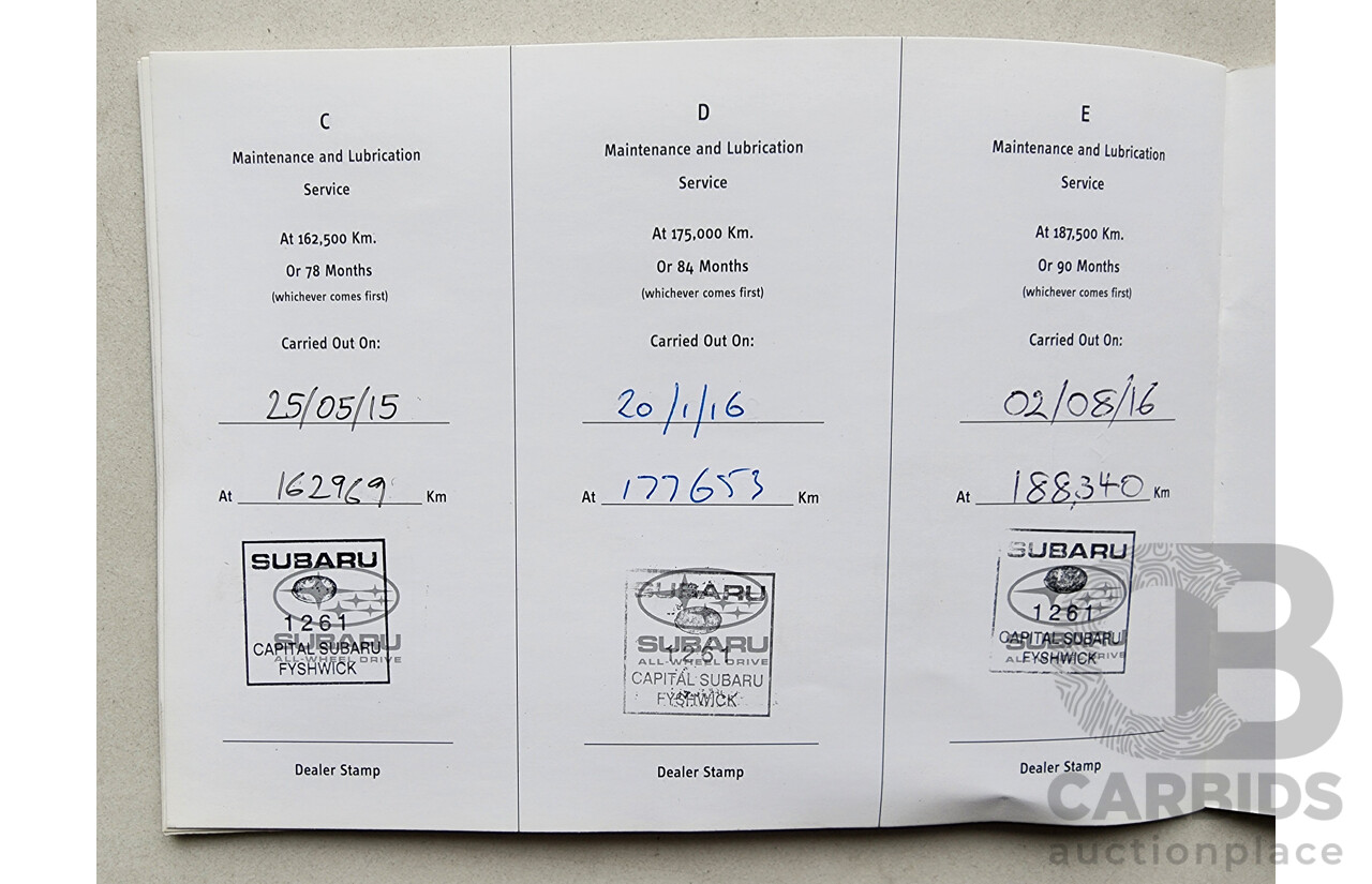 6/2007 Subaru Forester XS Luxury MY07 4d Wagon Silver 2.5L