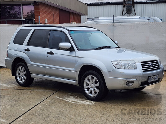 6/2007 Subaru Forester XS Luxury MY07 4d Wagon Silver 2.5L