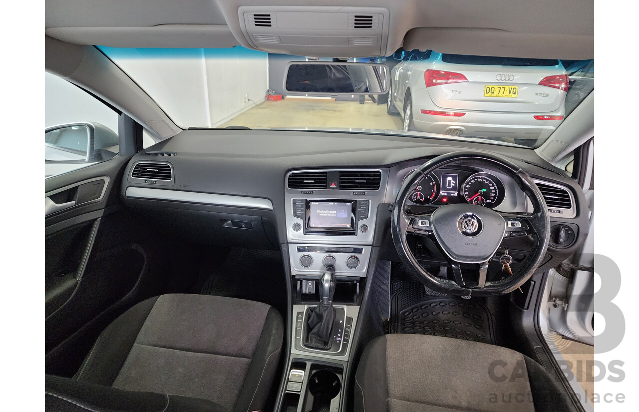4/2016 Volkswagen Golf 90 TSI AU MY15 5d Hatchback Silver 1.4L