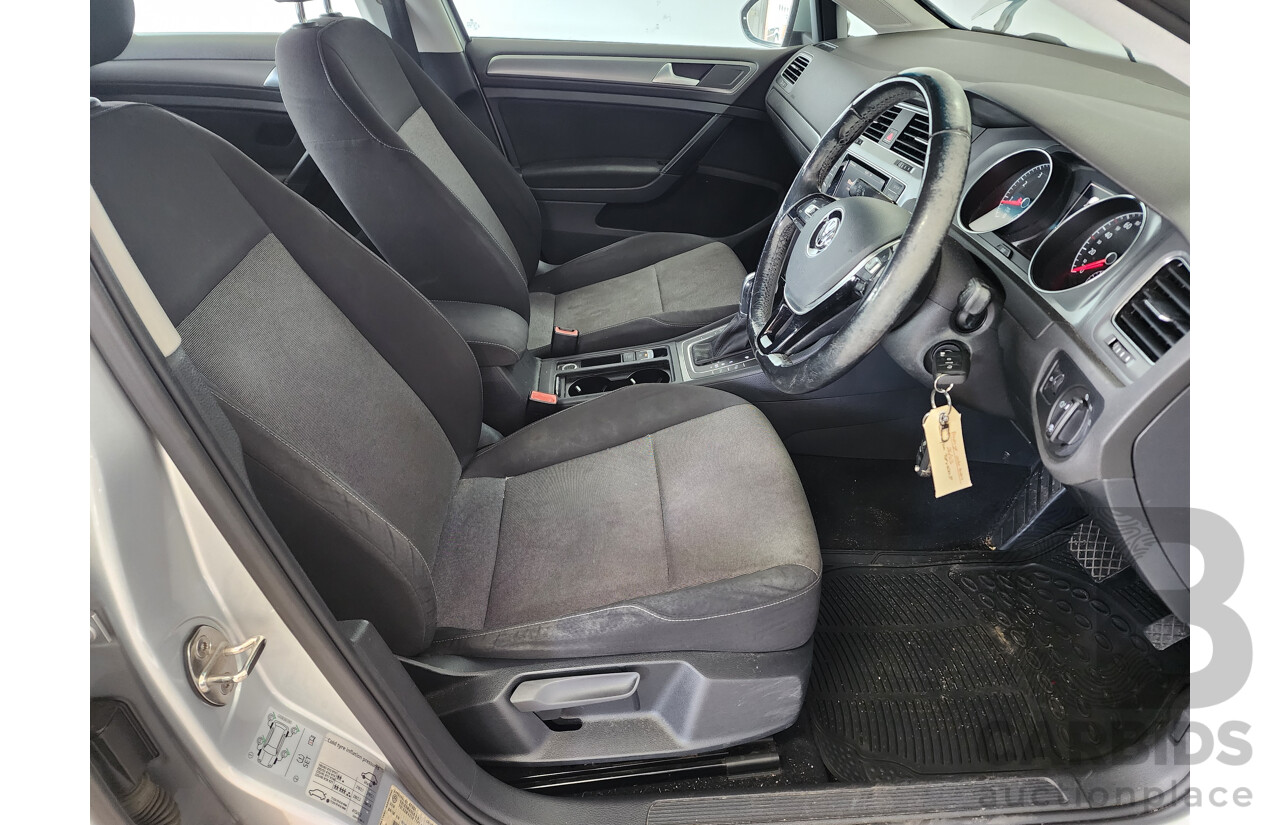 4/2016 Volkswagen Golf 90 TSI AU MY15 5d Hatchback Silver 1.4L