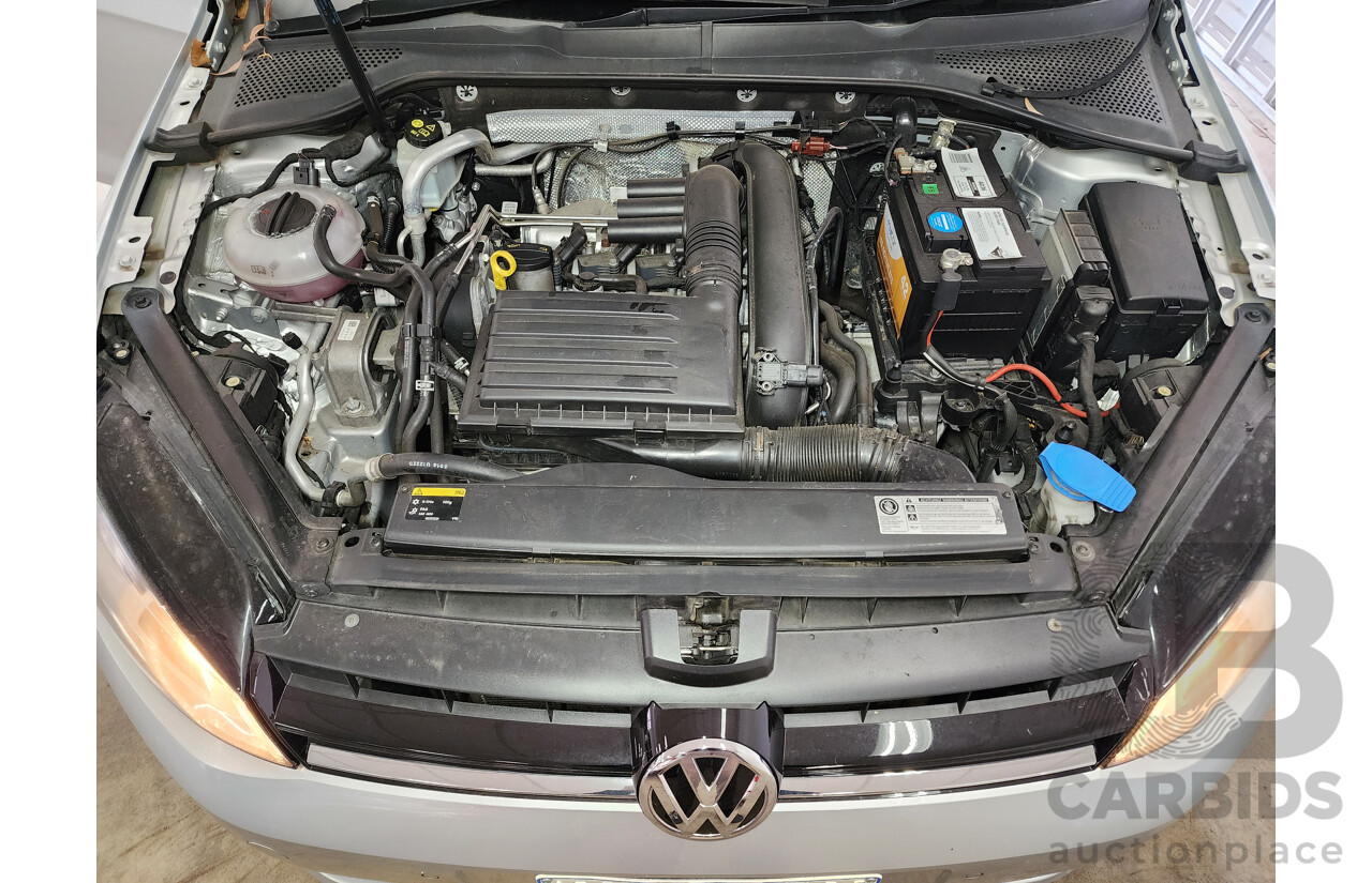 4/2016 Volkswagen Golf 90 TSI AU MY15 5d Hatchback Silver 1.4L