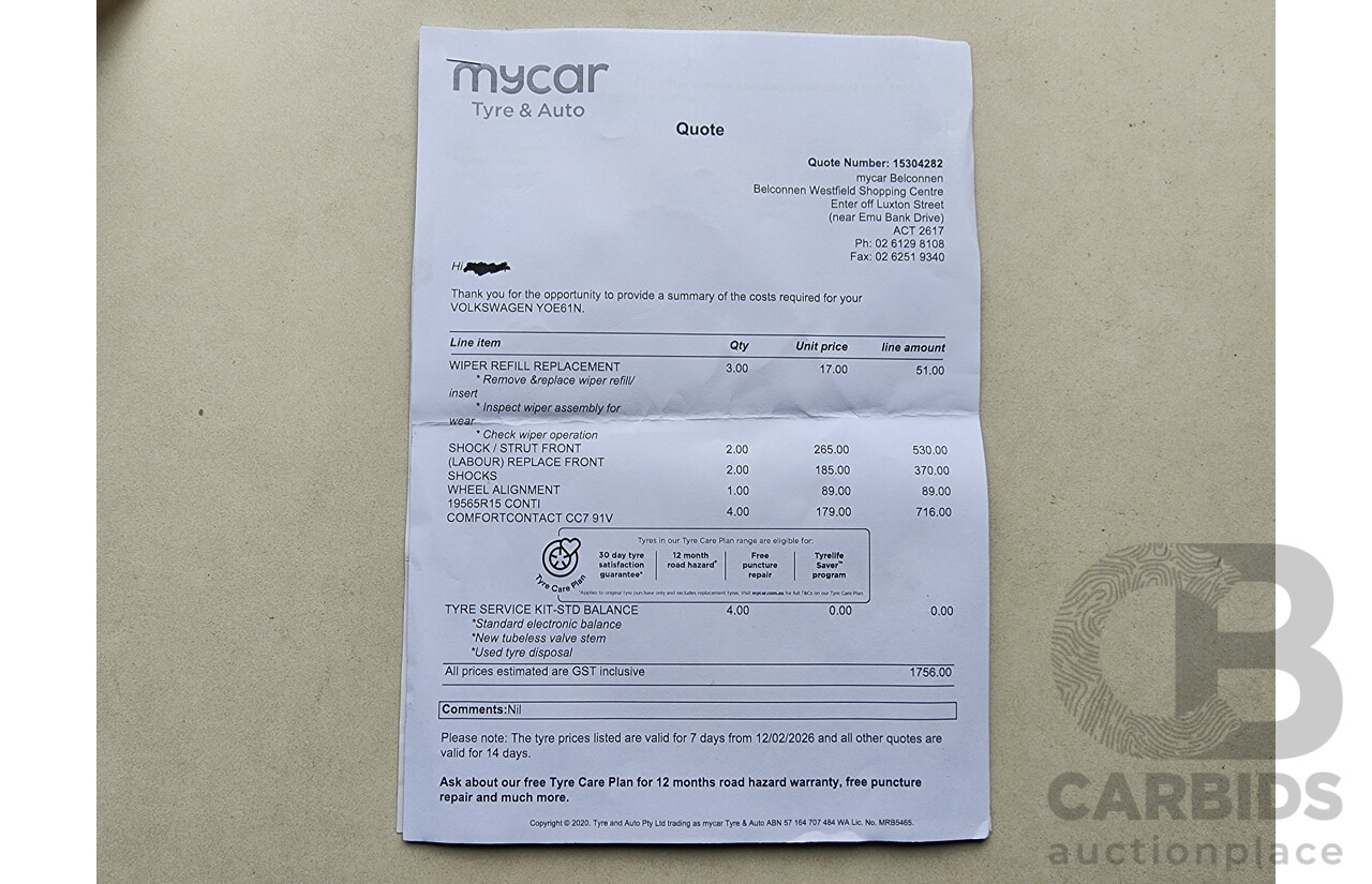 4/2016 Volkswagen Golf 90 TSI AU MY15 5d Hatchback Silver 1.4L