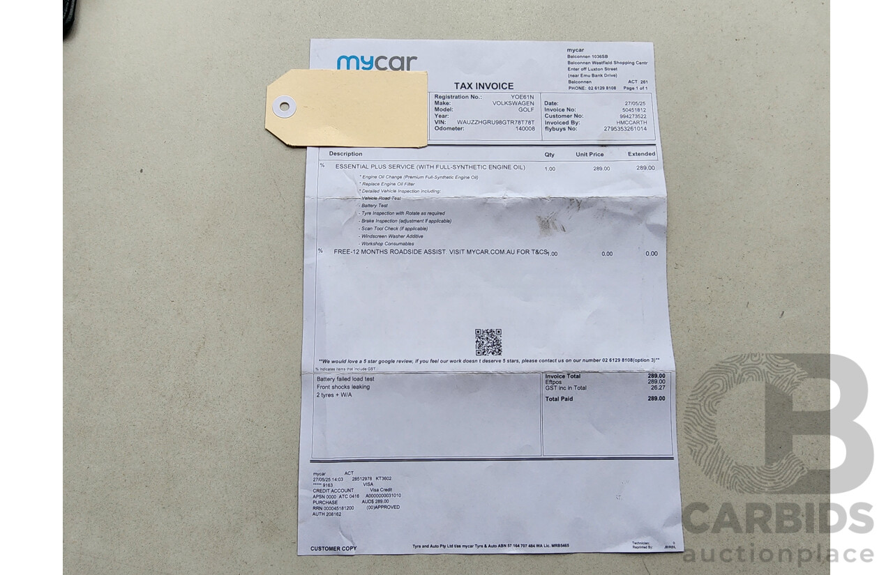 4/2016 Volkswagen Golf 90 TSI AU MY15 5d Hatchback Silver 1.4L