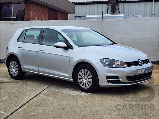 4/2016 Volkswagen Golf 90 TSI AU MY15 5d Hatchback Silver 1.4L
