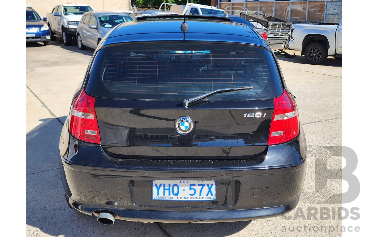 8/2011 Bmw 1 20i E87 MY11 5d Hatchback Black 2.0L