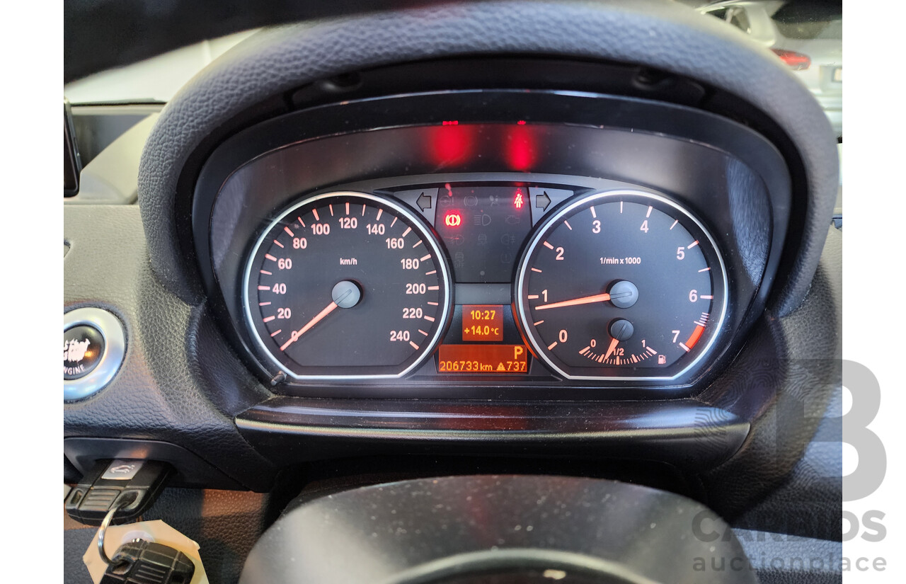 8/2011 Bmw 1 20i E87 MY11 5d Hatchback Black 2.0L