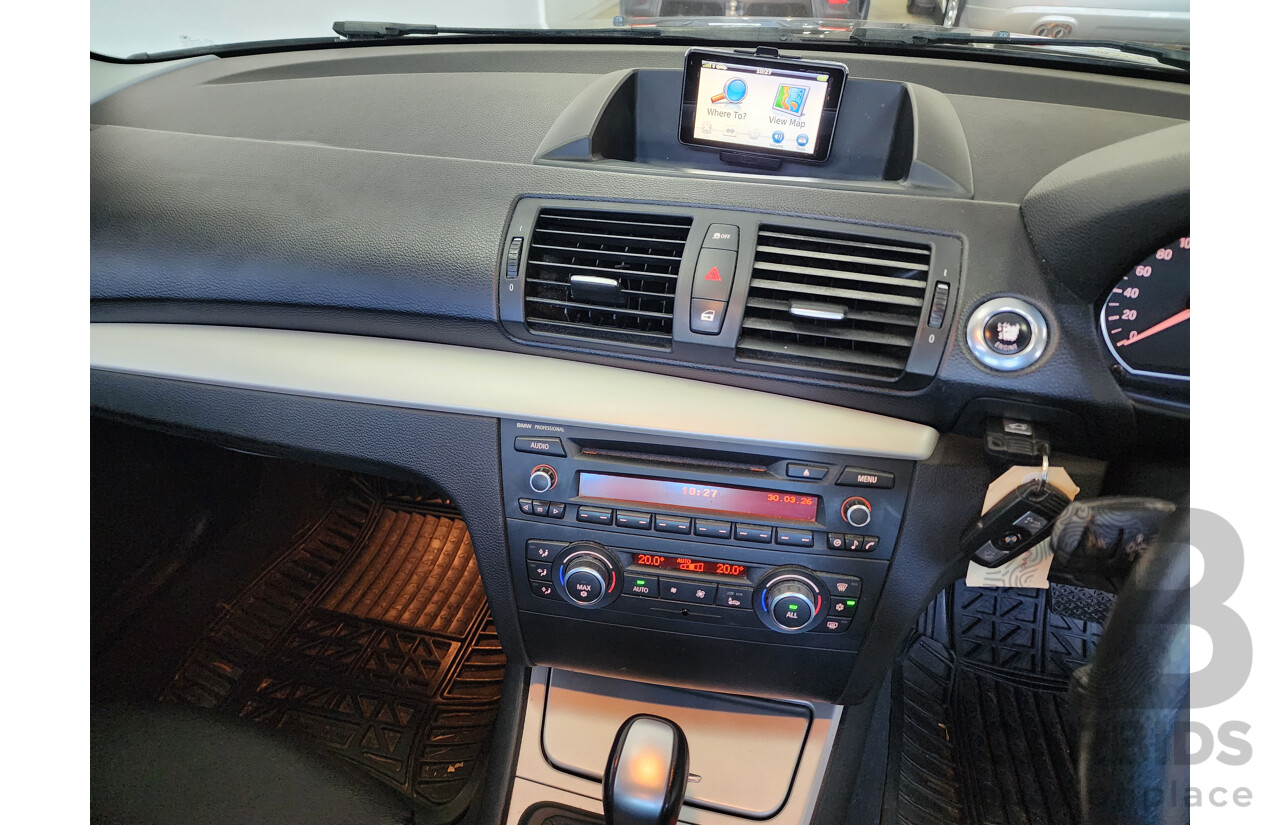 8/2011 Bmw 1 20i E87 MY11 5d Hatchback Black 2.0L