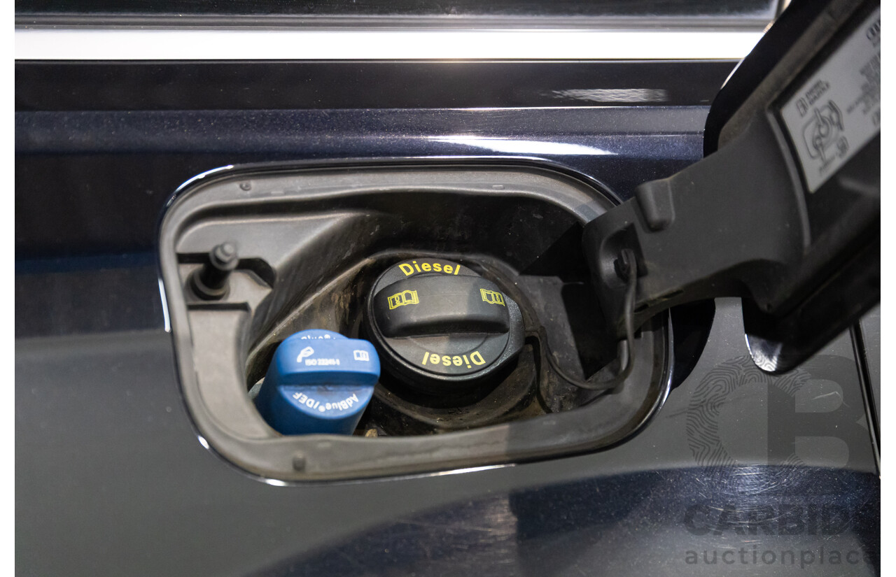 06/2017 Audi Q7 3.0 TDI Quattro (200kW AWD) 4M MY18 4d Wagon Orca Black Metallic Turbo Diesel V6 3.0L