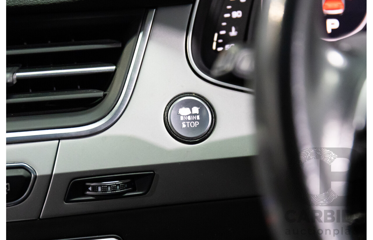 06/2017 Audi Q7 3.0 TDI Quattro (200kW AWD) 4M MY18 4d Wagon Orca Black Metallic Turbo Diesel V6 3.0L