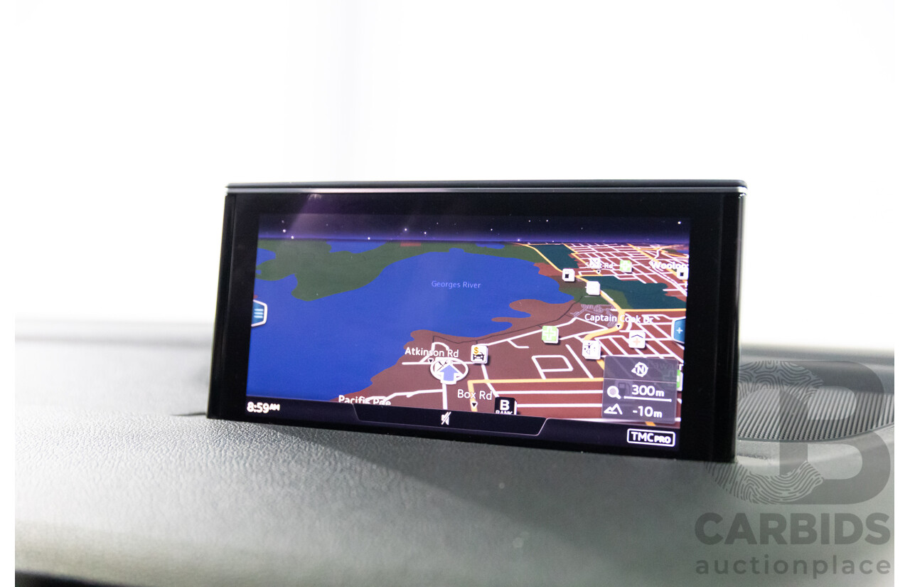 06/2017 Audi Q7 3.0 TDI Quattro (200kW AWD) 4M MY18 4d Wagon Orca Black Metallic Turbo Diesel V6 3.0L