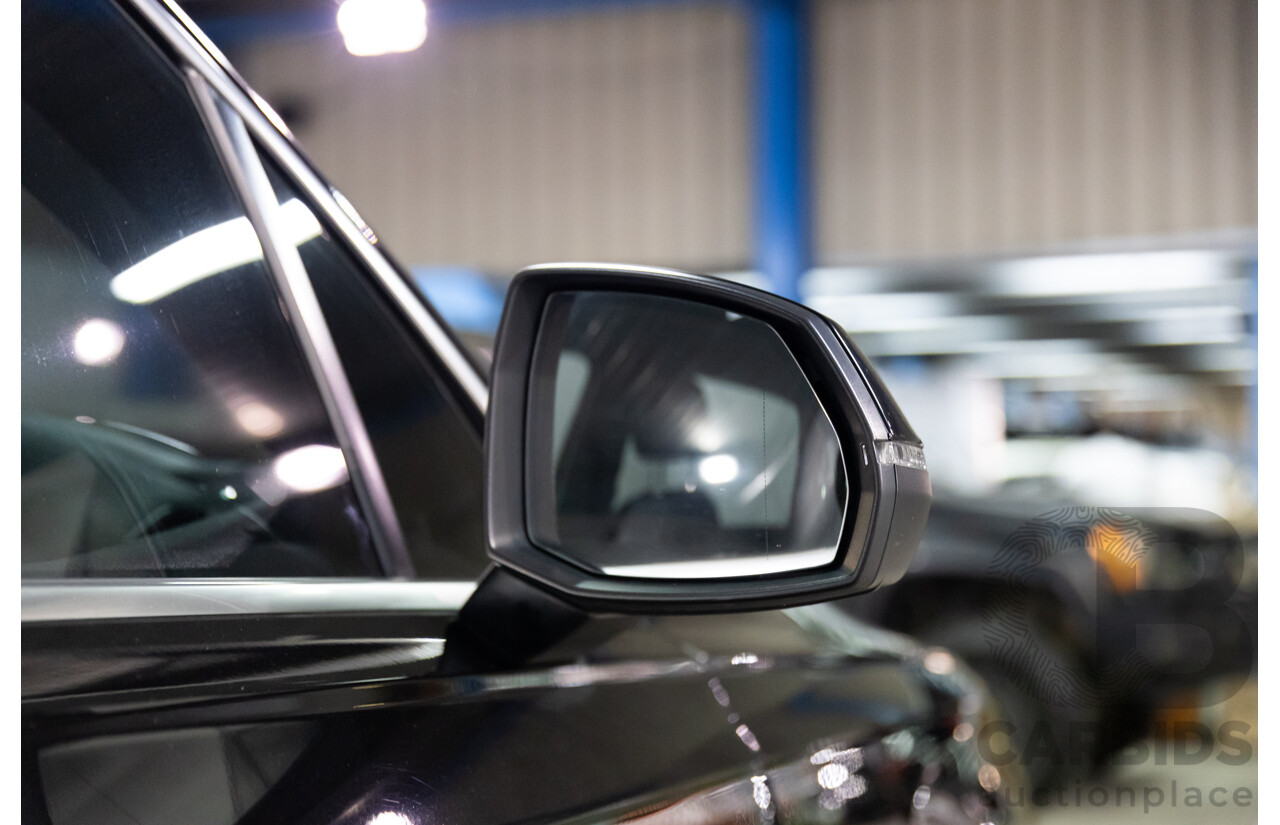 06/2017 Audi Q7 3.0 TDI Quattro (200kW AWD) 4M MY18 4d Wagon Orca Black Metallic Turbo Diesel V6 3.0L