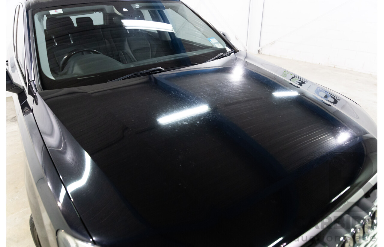 06/2017 Audi Q7 3.0 TDI Quattro (200kW AWD) 4M MY18 4d Wagon Orca Black Metallic Turbo Diesel V6 3.0L