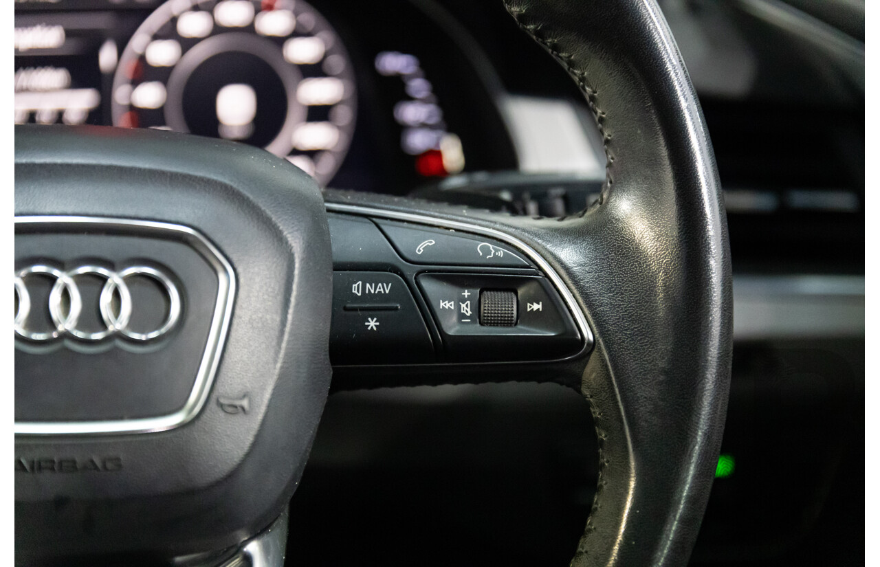 06/2017 Audi Q7 3.0 TDI Quattro (200kW AWD) 4M MY18 4d Wagon Orca Black Metallic Turbo Diesel V6 3.0L