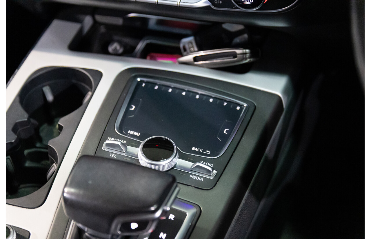 06/2017 Audi Q7 3.0 TDI Quattro (200kW AWD) 4M MY18 4d Wagon Orca Black Metallic Turbo Diesel V6 3.0L