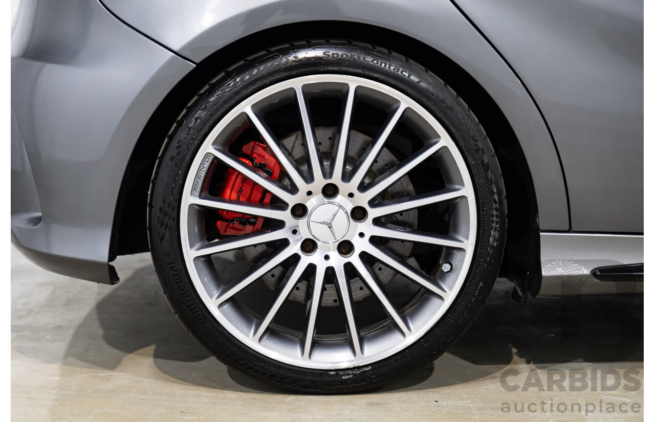 03/2015 Mercedes-Benz A45 AMG AWD 176 MY15 5D Hatchback Mountain Grey Metallic Turbo 2.0L