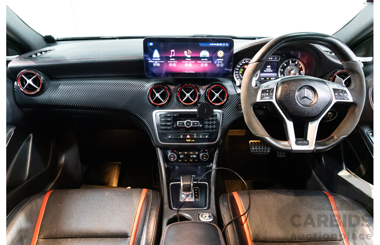 03/2015 Mercedes-Benz A45 AMG AWD 176 MY15 5D Hatchback Mountain Grey Metallic Turbo 2.0L