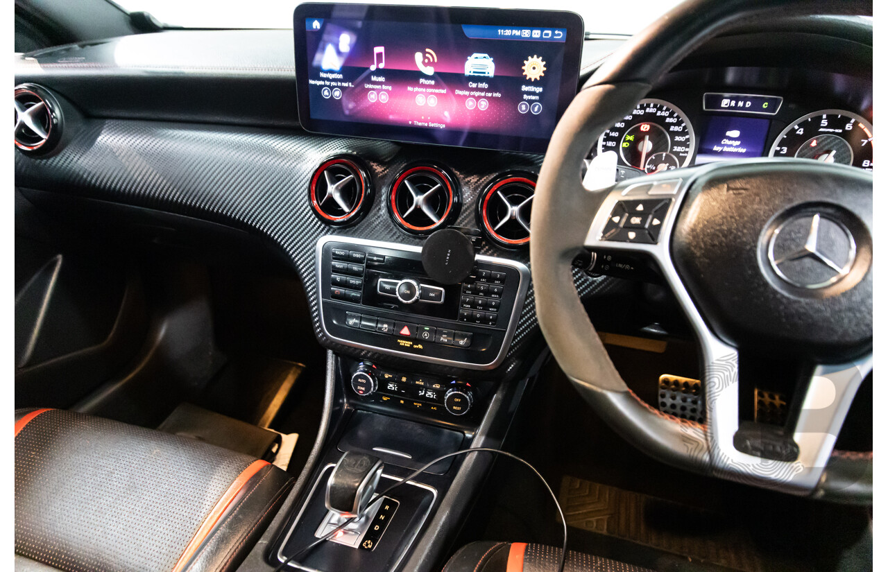 03/2015 Mercedes-Benz A45 AMG AWD 176 MY15 5D Hatchback Mountain Grey Metallic Turbo 2.0L