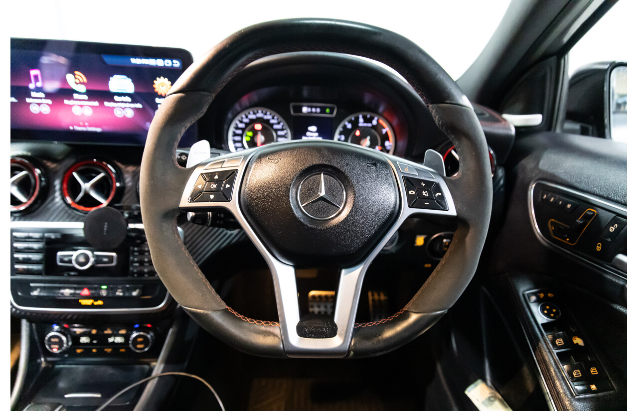 03/2015 Mercedes-Benz A45 AMG AWD 176 MY15 5D Hatchback Mountain Grey Metallic Turbo 2.0L