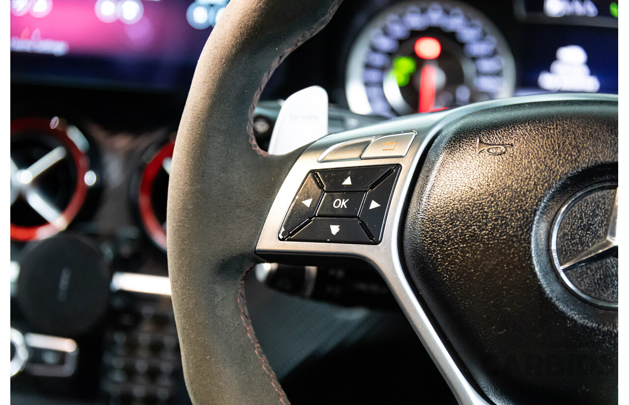 03/2015 Mercedes-Benz A45 AMG AWD 176 MY15 5D Hatchback Mountain Grey Metallic Turbo 2.0L