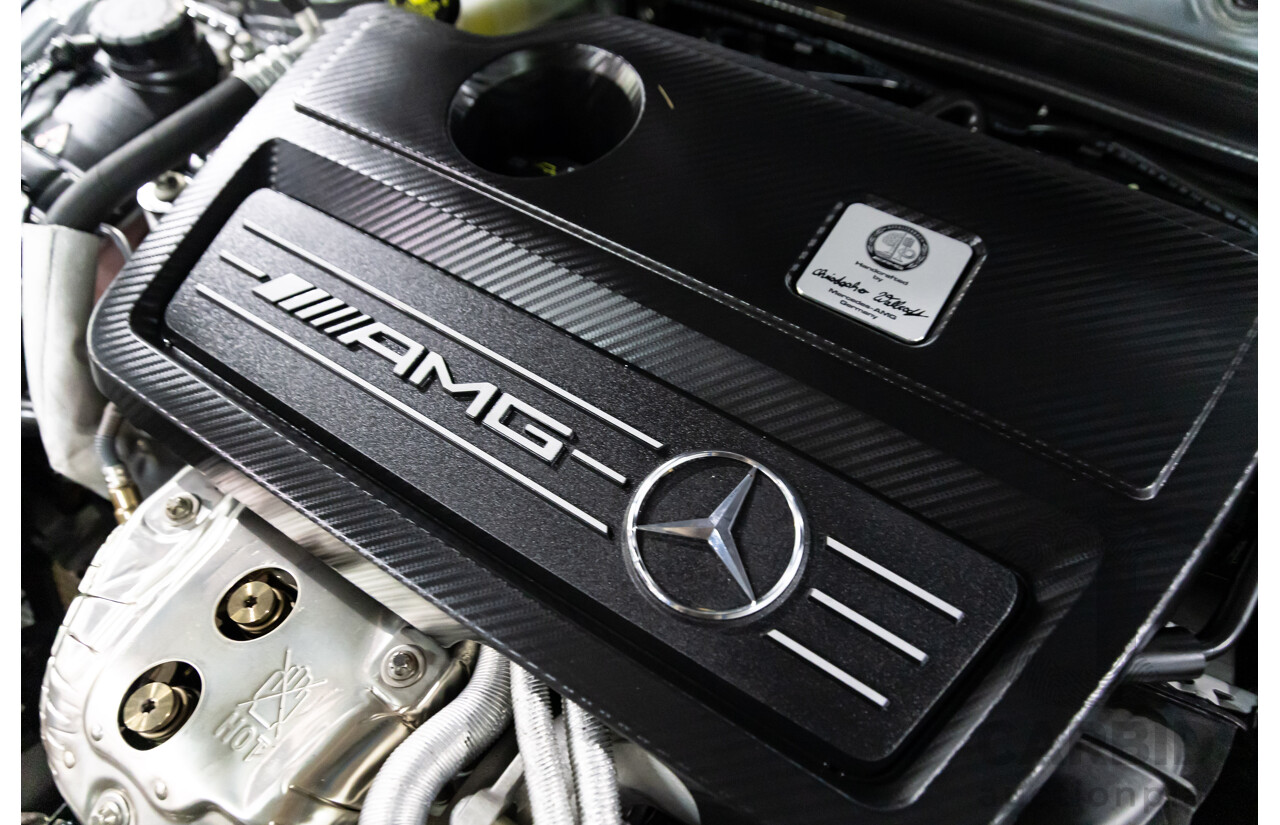 03/2015 Mercedes-Benz A45 AMG AWD 176 MY15 5D Hatchback Mountain Grey Metallic Turbo 2.0L