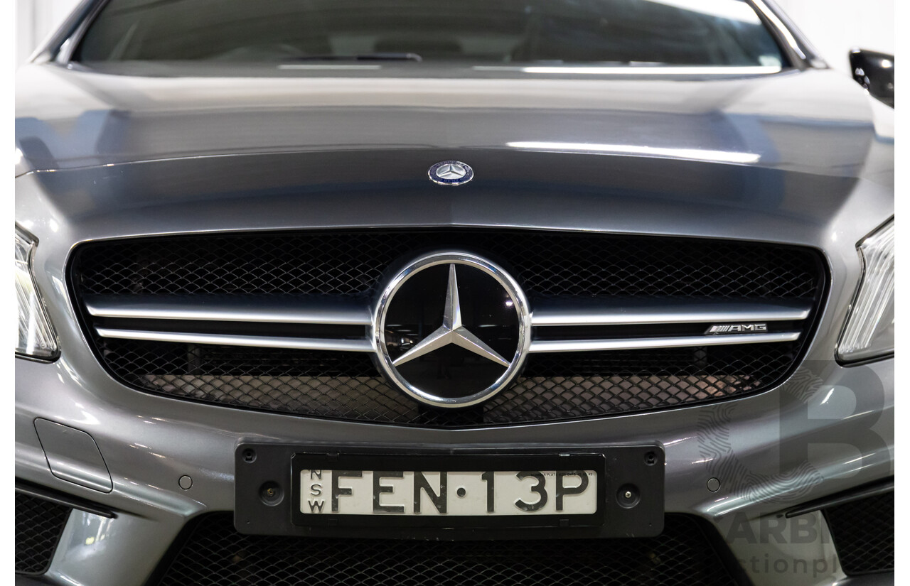 03/2015 Mercedes-Benz A45 AMG AWD 176 MY15 5D Hatchback Mountain Grey Metallic Turbo 2.0L