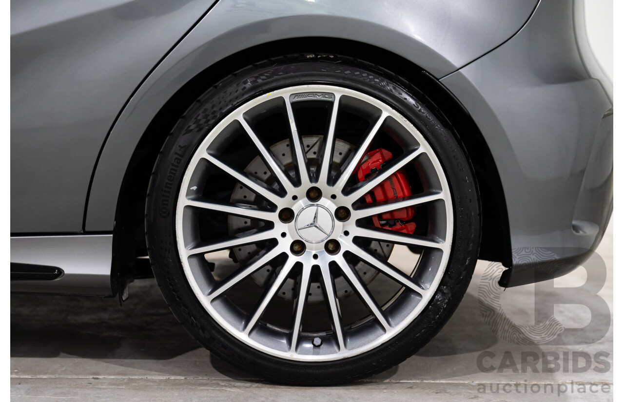03/2015 Mercedes-Benz A45 AMG AWD 176 MY15 5D Hatchback Mountain Grey Metallic Turbo 2.0L
