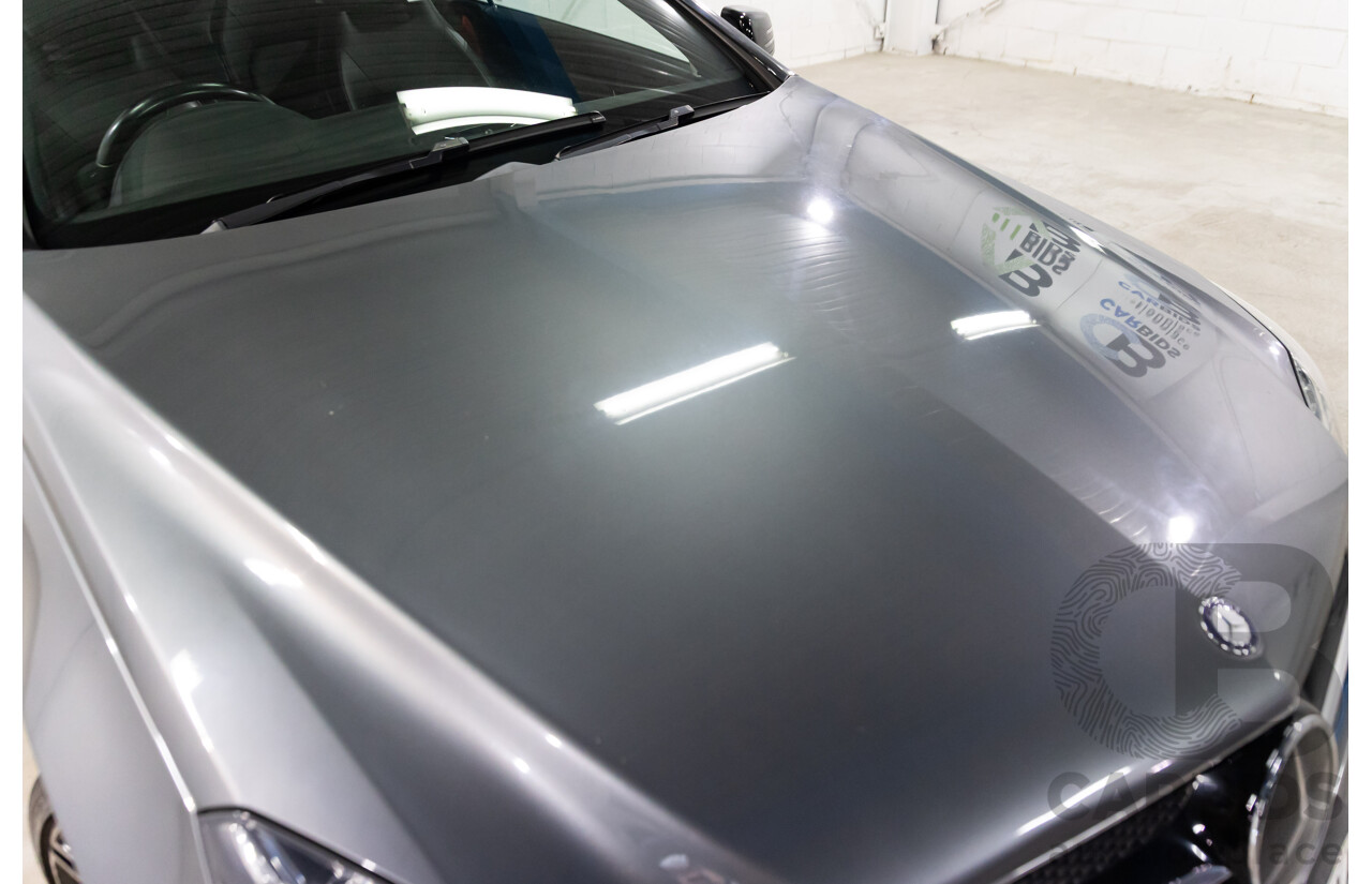 03/2016 Mercedes-Benz E250 AMG Line (RWD) 207 MY16 2d Cabriolet Selenite Grey Metallic Turbo 2.0L