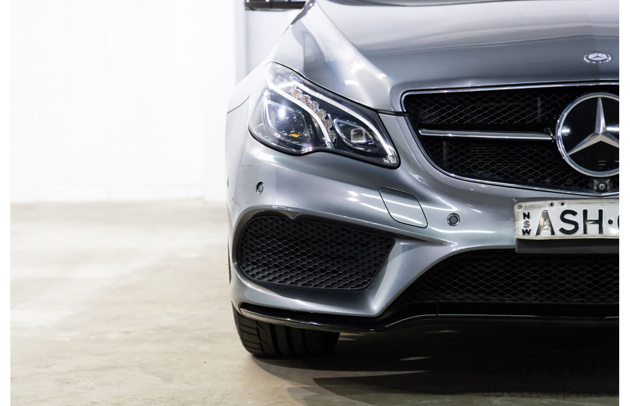 03/2016 Mercedes-Benz E250 AMG Line (RWD) 207 MY16 2d Cabriolet Selenite Grey Metallic Turbo 2.0L