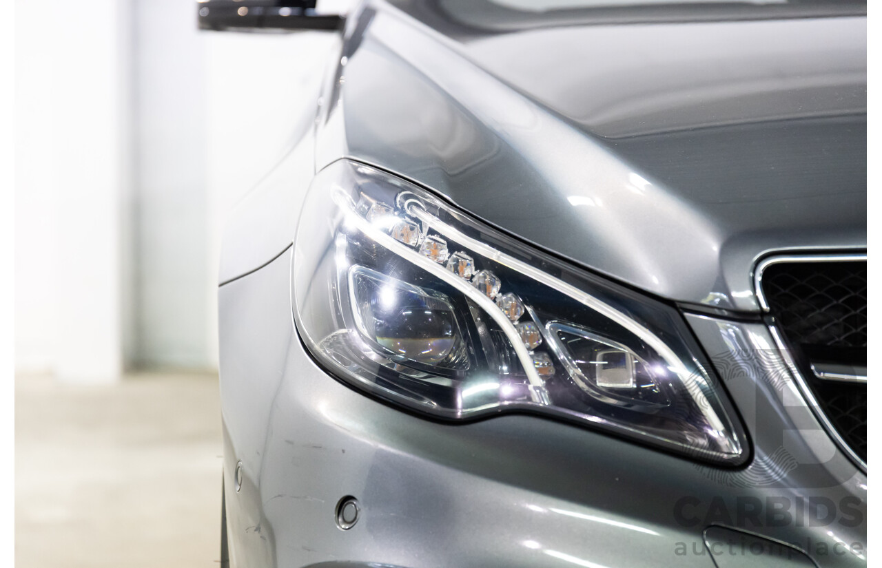 03/2016 Mercedes-Benz E250 AMG Line (RWD) 207 MY16 2d Cabriolet Selenite Grey Metallic Turbo 2.0L