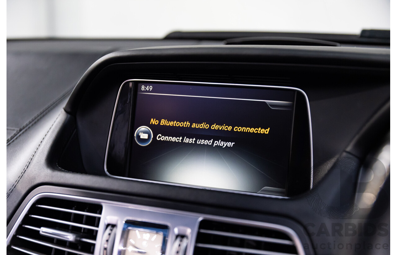 03/2016 Mercedes-Benz E250 AMG Line (RWD) 207 MY16 2d Cabriolet Selenite Grey Metallic Turbo 2.0L