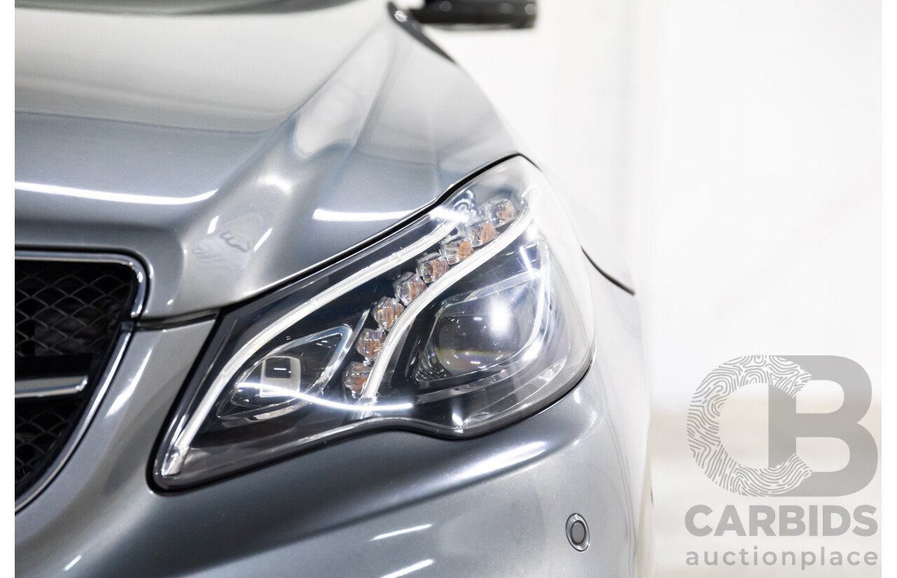 03/2016 Mercedes-Benz E250 AMG Line (RWD) 207 MY16 2d Cabriolet Selenite Grey Metallic Turbo 2.0L