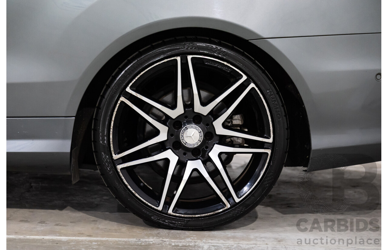 03/2016 Mercedes-Benz E250 AMG Line (RWD) 207 MY16 2d Cabriolet Selenite Grey Metallic Turbo 2.0L