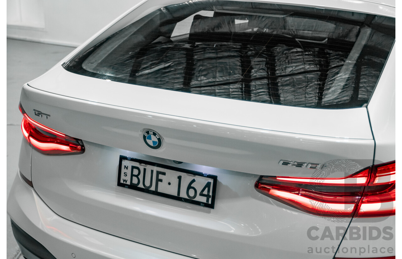 9/2017 BMW 630i M Sport Gran Coupe G32 5D Hatchback Mineral White Metallic Turbo 2.0L