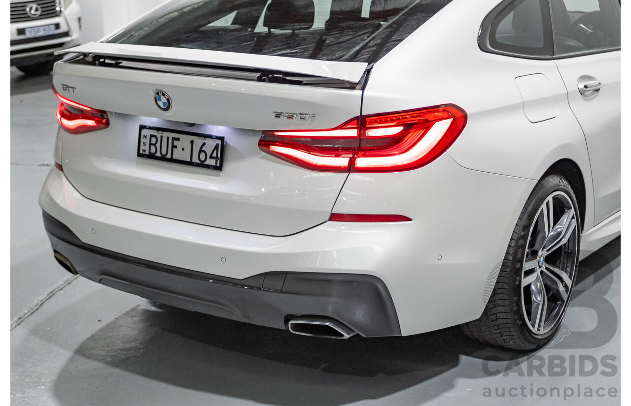 9/2017 BMW 630i M Sport Gran Coupe G32 5D Hatchback Mineral White Metallic Turbo 2.0L